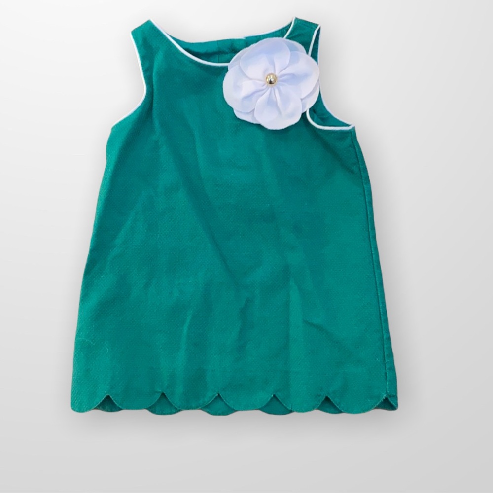 Janie and jack adorable green dress